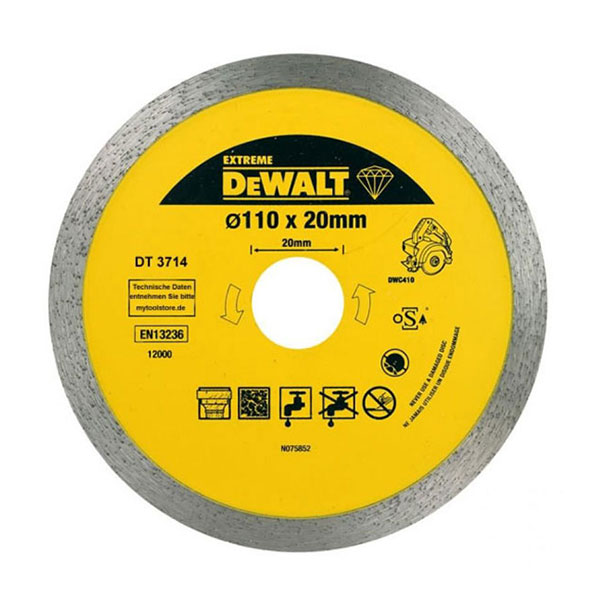 Rezna ploča za keramiku 110x20mm DeWalt DT3714