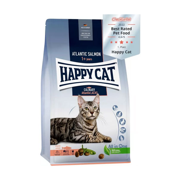 Hrana za mačke Adult Losos 1,3kg Happy Cat 19KROHD000073