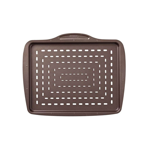 Pleh za pizzu sa rupicama 37x29 cm Dajar DJ722525