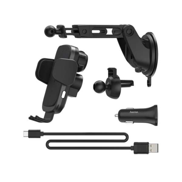 Auto drzač bezični punjač crni Hama FC10 Motion 188300
