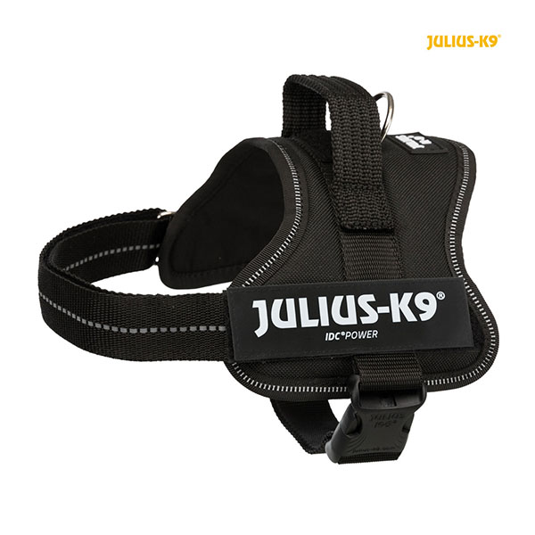 Am za pse S/mini 51-67cm/28mm crna Julius K9 Baby Trixie 150201
