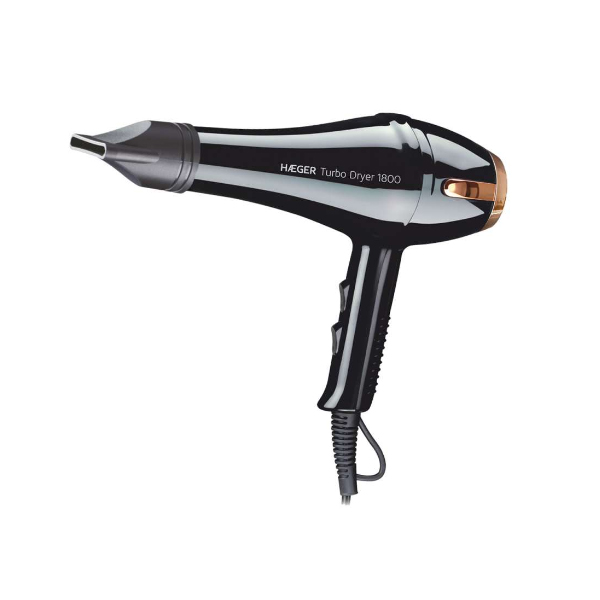Fen za kosu sa difuzerom za lokne 1800W crni Haeger  HEHD-180.013A