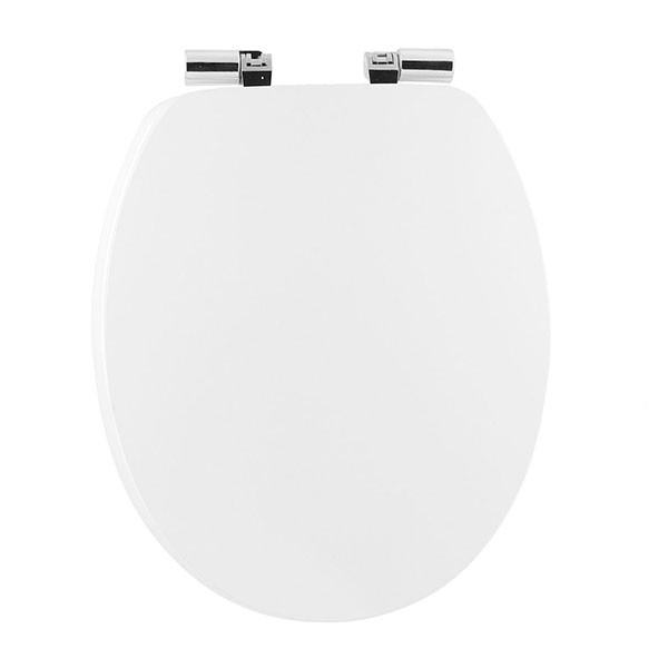 WC daska MDF metalni okovi Soft Close 37,5x46cm bela Tendance 4111100