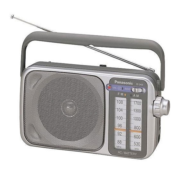 Prenosivi FM/AM radio tranzistor sivi RF 2400 Panasonic 02207 