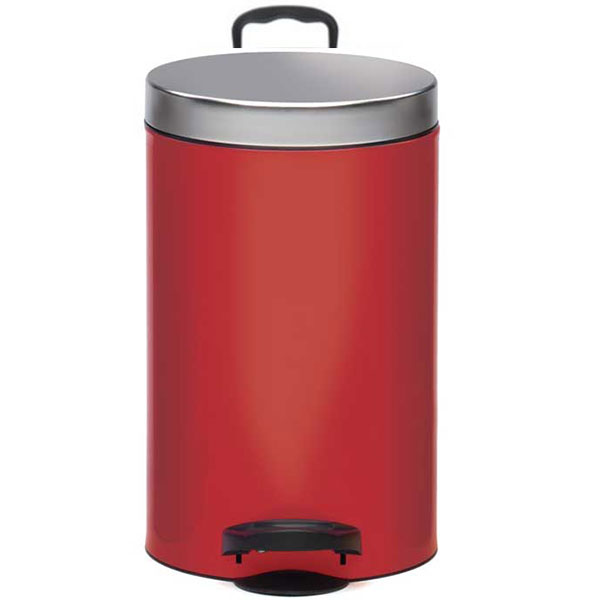 Kanta za đubre crvena 14l inox 978851 | Volim svoj dom