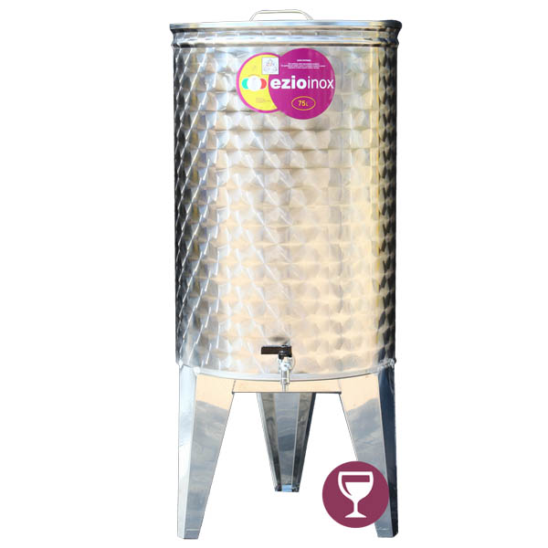 Inox bačva za vino 75l – 2350