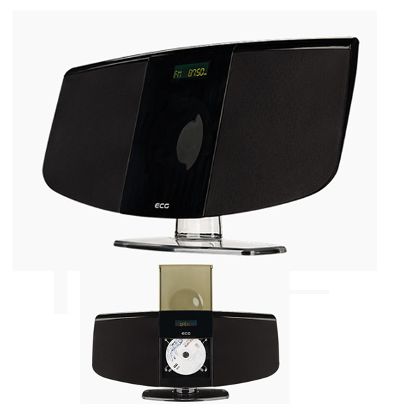 CD mikrosistem ECG xms 1111 u black