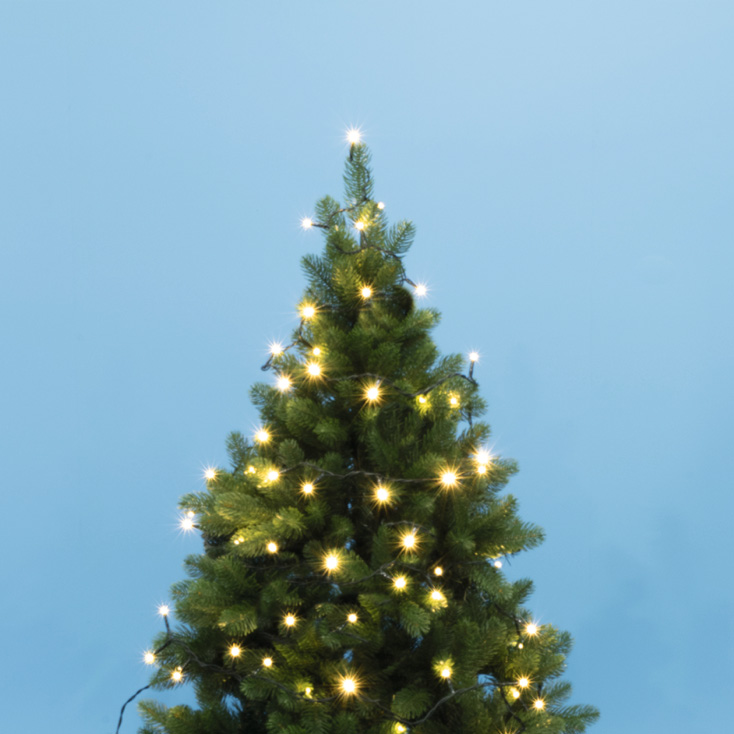 Novogodišnje lampice za jelku sa 100 toplo belih LED dioda KII100/WW