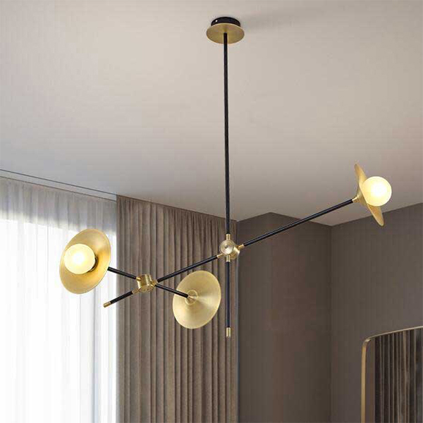 Luster Vesta 318 3*G9 antique brass/black 35.1252