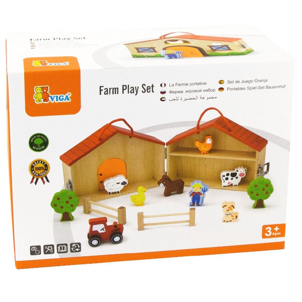 Drvene igračke Kućica Farma 51618 Viga 18893