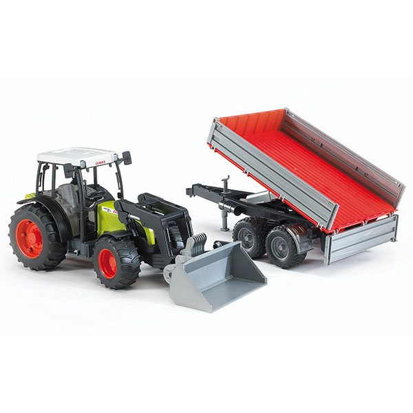 Traktor Claas kašika i prikolica Bruder 021122