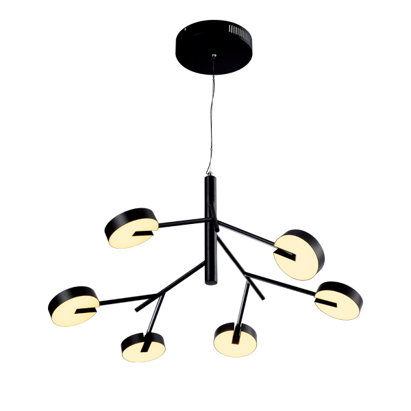 Visilica Senso LED Pendant 50W 3000K Matte Black Elmark 955SENSO6