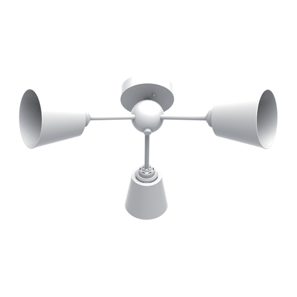 Plafonjera Judy 3xE27 Bela Elmark 955JUDY3/WH