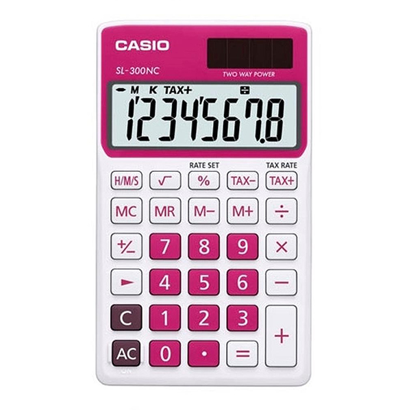 Kalkulator džepni SL 300NC crveni Casio CasSL300NCC