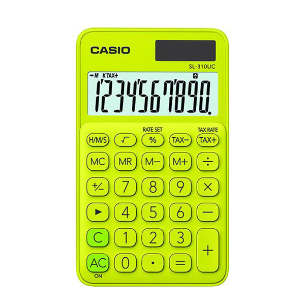Kalkulator džepni SL 310 žuta Casio CasSL310YG