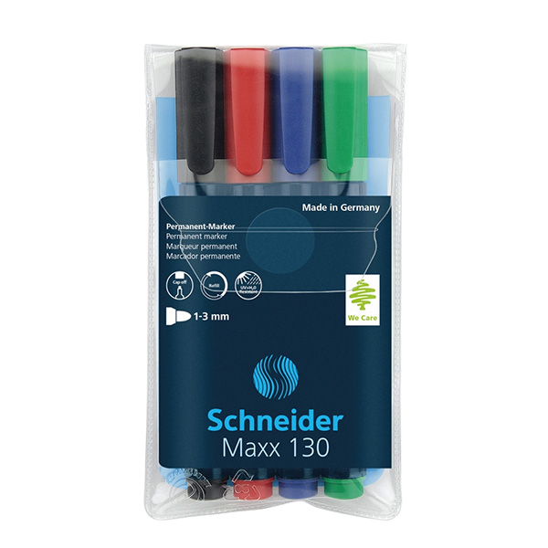 Marker permanentni Maxx 130 set 4kom Schneider S113094