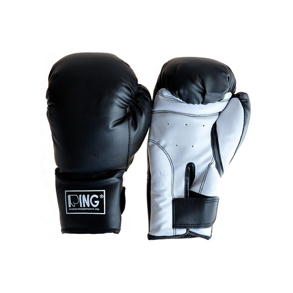 Rukavice za boks crno bele RS 2211-10 Ring 136006